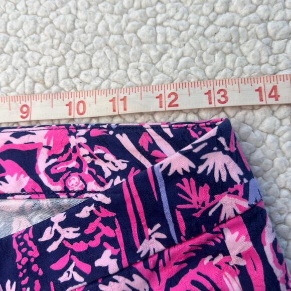 Lilly Pulitzer Kelly Skinny Ankle Pant Palm Swing Of Things 0 - Picture 8 of 10